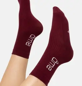 Âme Kourt Socks Plum White