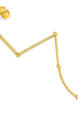 Lulu 3 Long Pin Gold per stuk