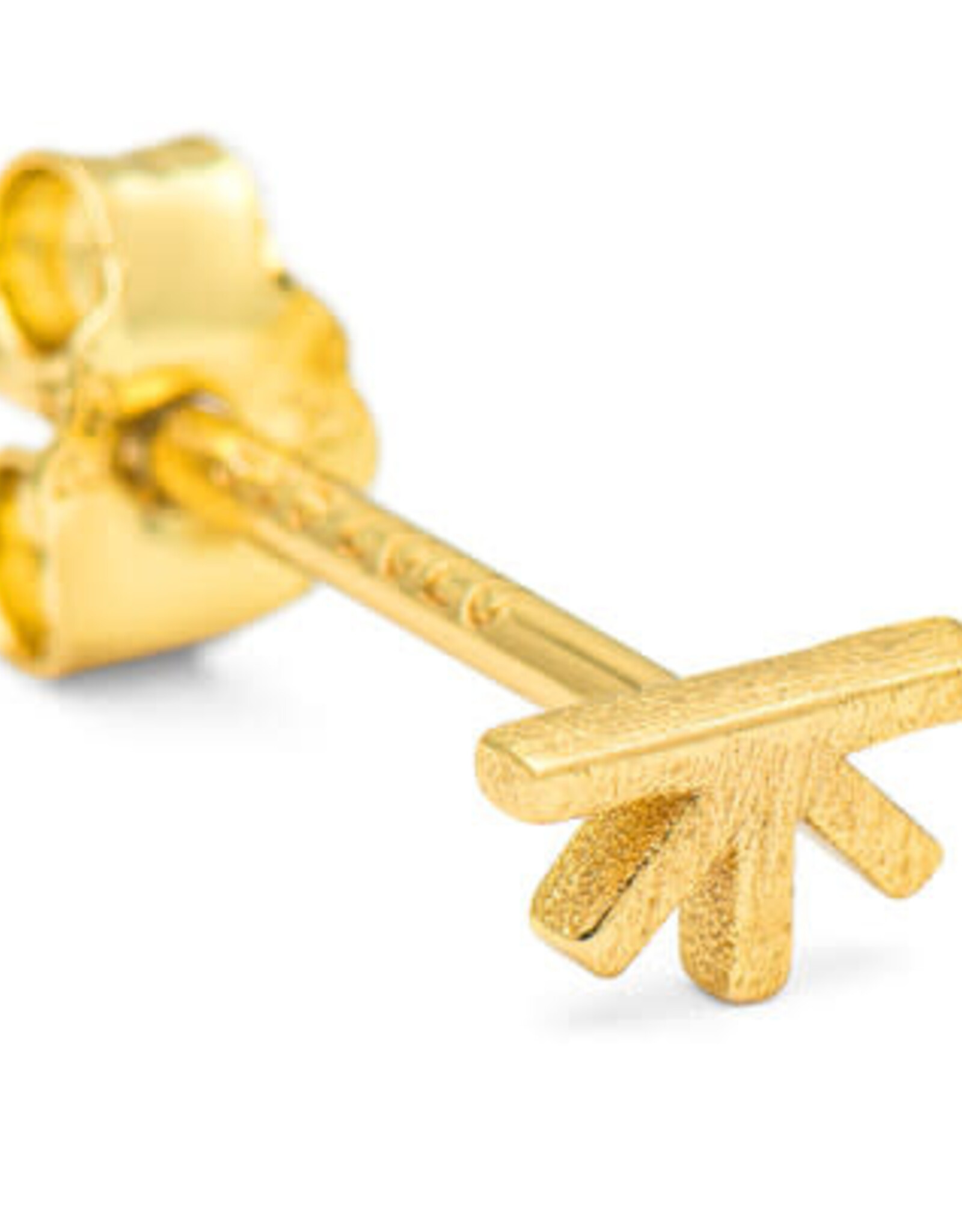 Lulu Sunrise Earring Gold per stuk