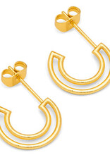 Lulu Shape Hoops Gold per stuk