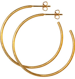 Lulu Non Hoops Large Gold per stuk