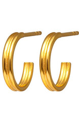 Lulu 2For1 Small Hoops Gold per stuk