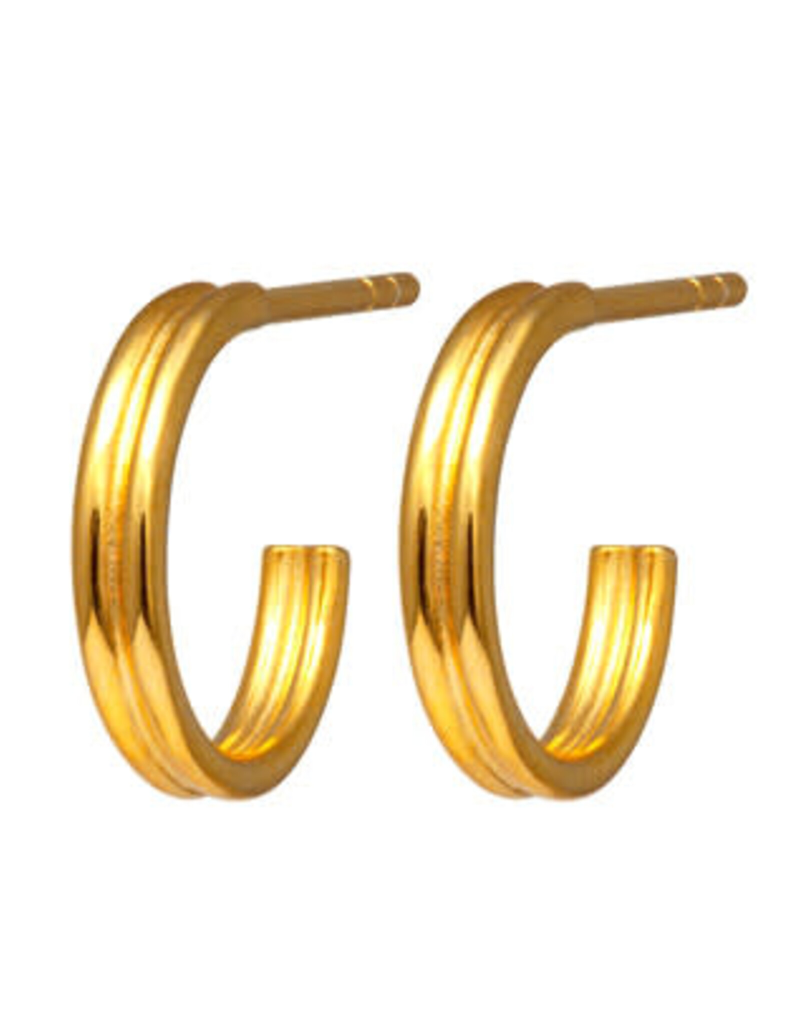 Lulu 2For1 Small Hoops Gold per stuk