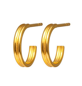 Lulu 2For1 Small Hoops Gold per stuk