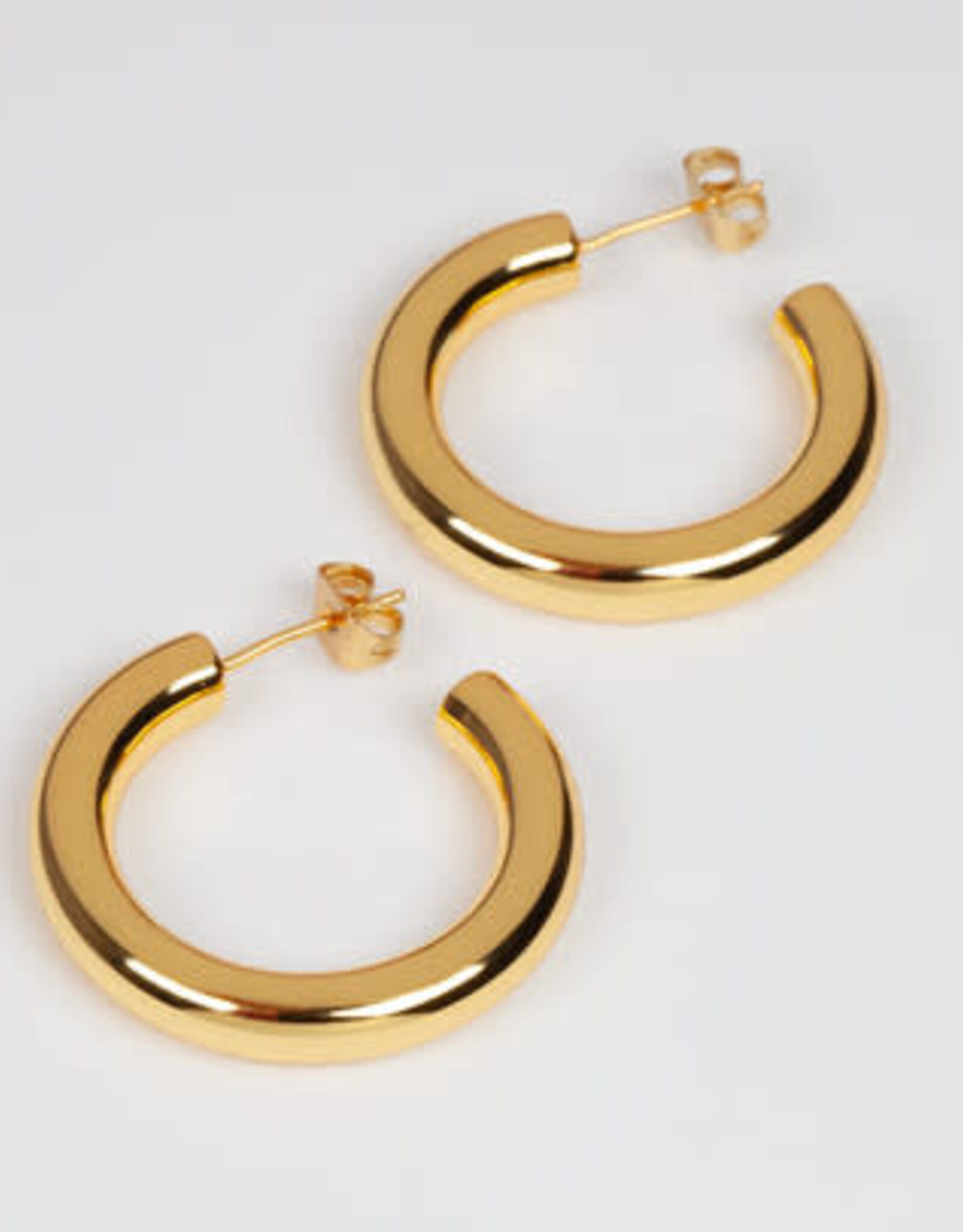 Lulu Non Hoops Chunky Medium Gold per stuk