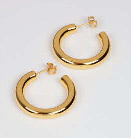 Lulu Non Hoops Chunky Medium Gold per stuk