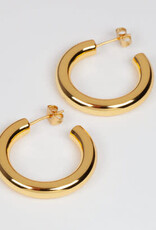 Lulu Non Hoops Chunky Medium Gold per stuk