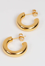 Lulu Non Hoops Chunky Small Gold per stuk