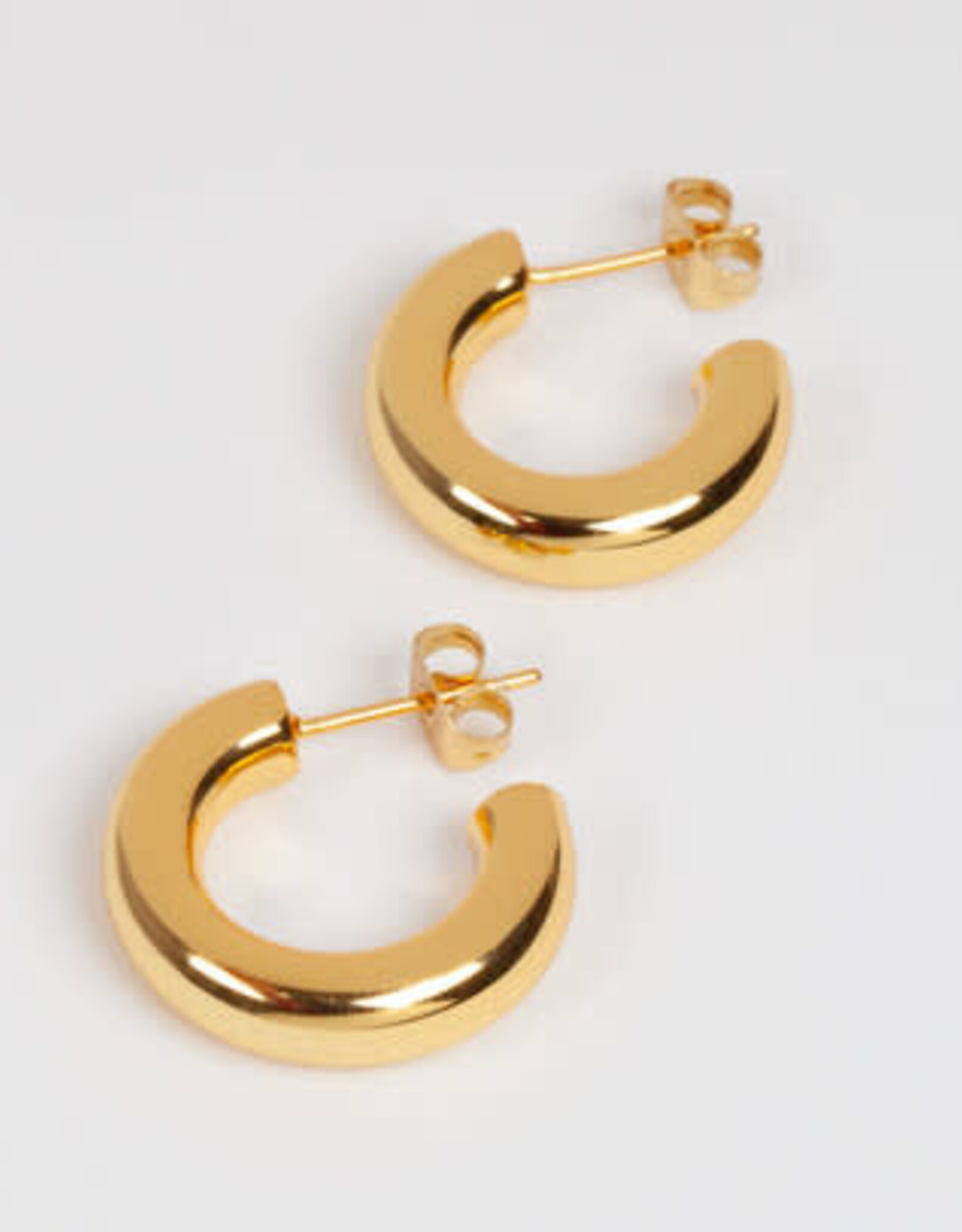 Lulu Non Hoops Chunky Small Gold per stuk