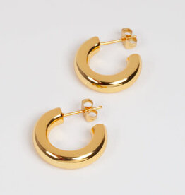 Lulu Non Hoops Chunky Small Gold per stuk