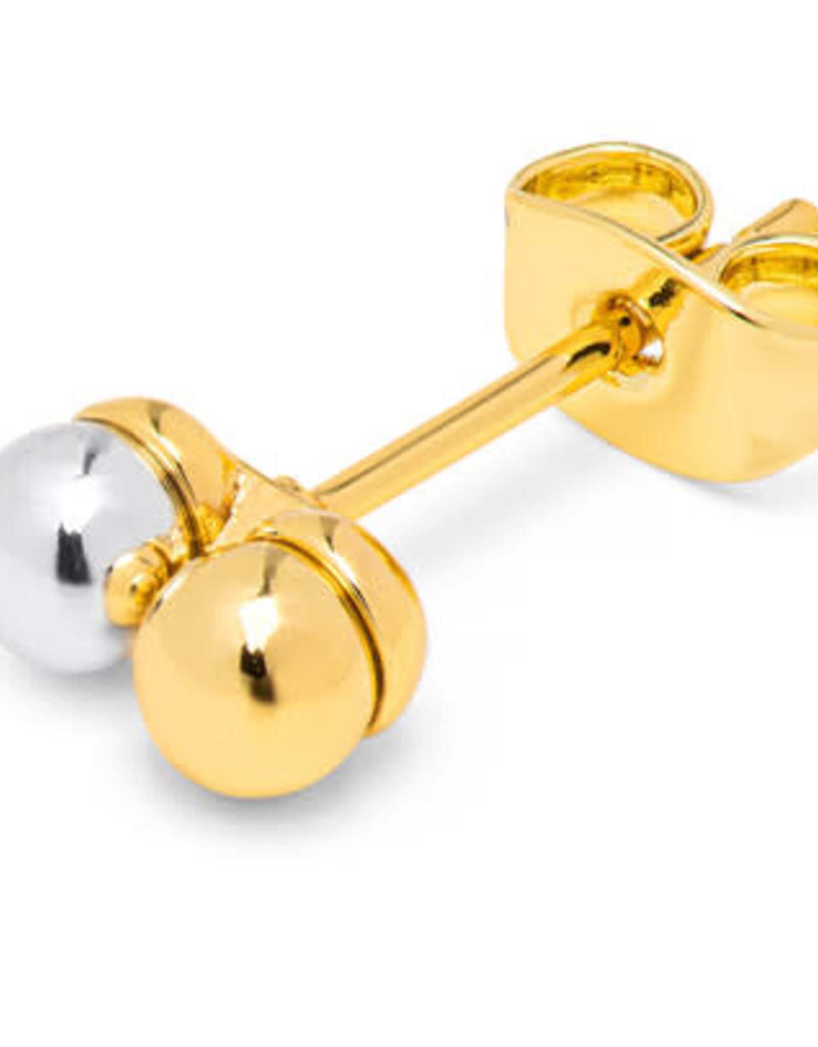 Lulu Double Color Ball Gold Silver per stuk