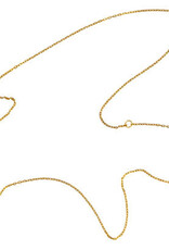 Lulu Facet Necklace Short Gold