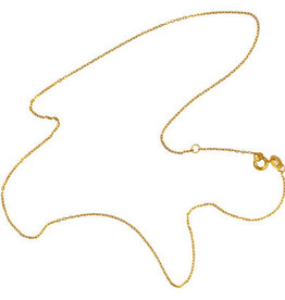 Lulu Facet Necklace Short Gold