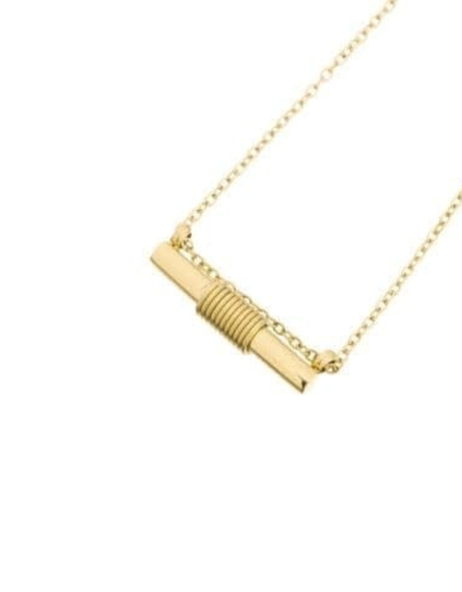 Bandhu Spiral Necklace Gold