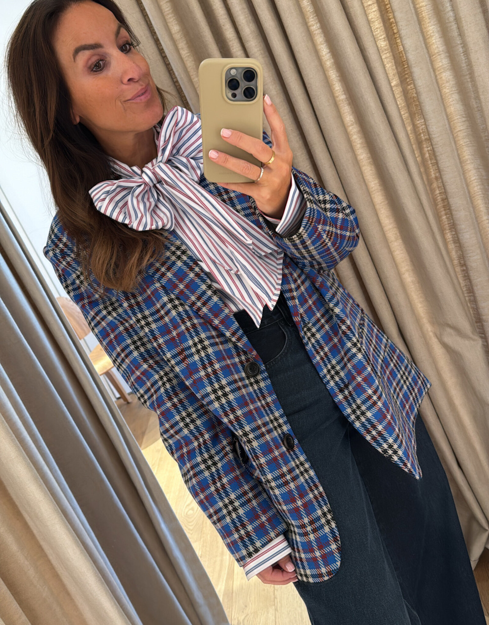 Stella Nova Checked Blazer Multi