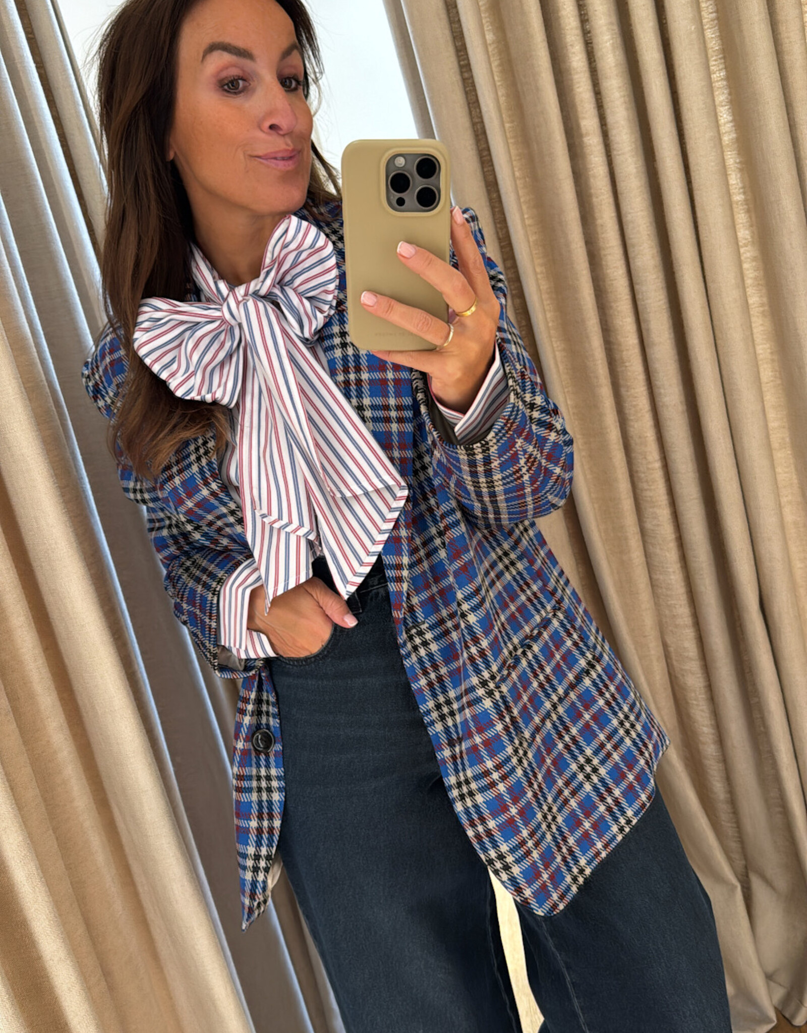 Stella Nova Checked Blazer Multi