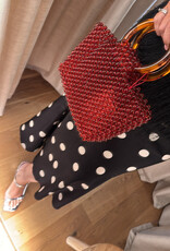 Cras Maidencras Skirt Black White Dot