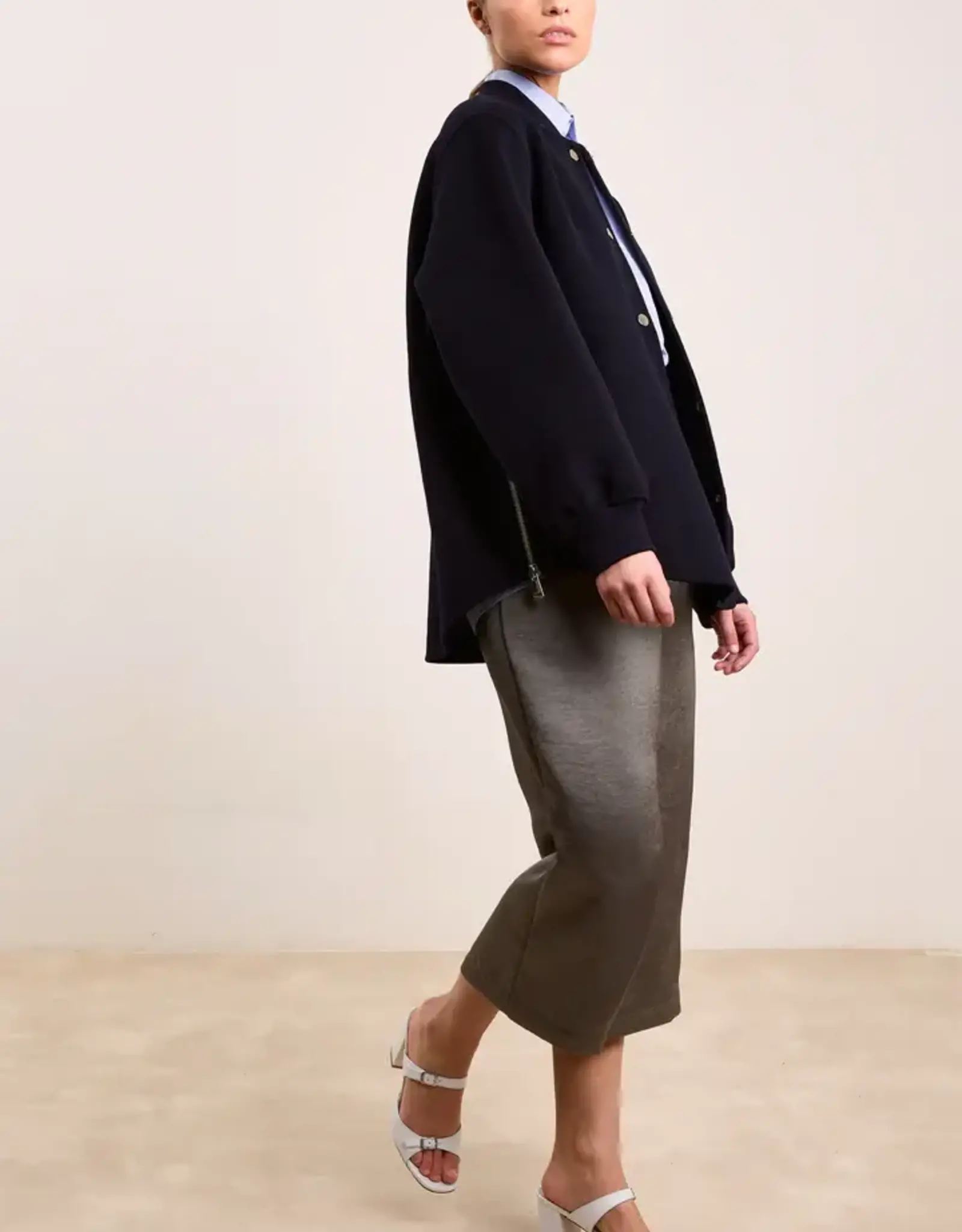 Studio Clique Sam Midi Skirt Dark Olive