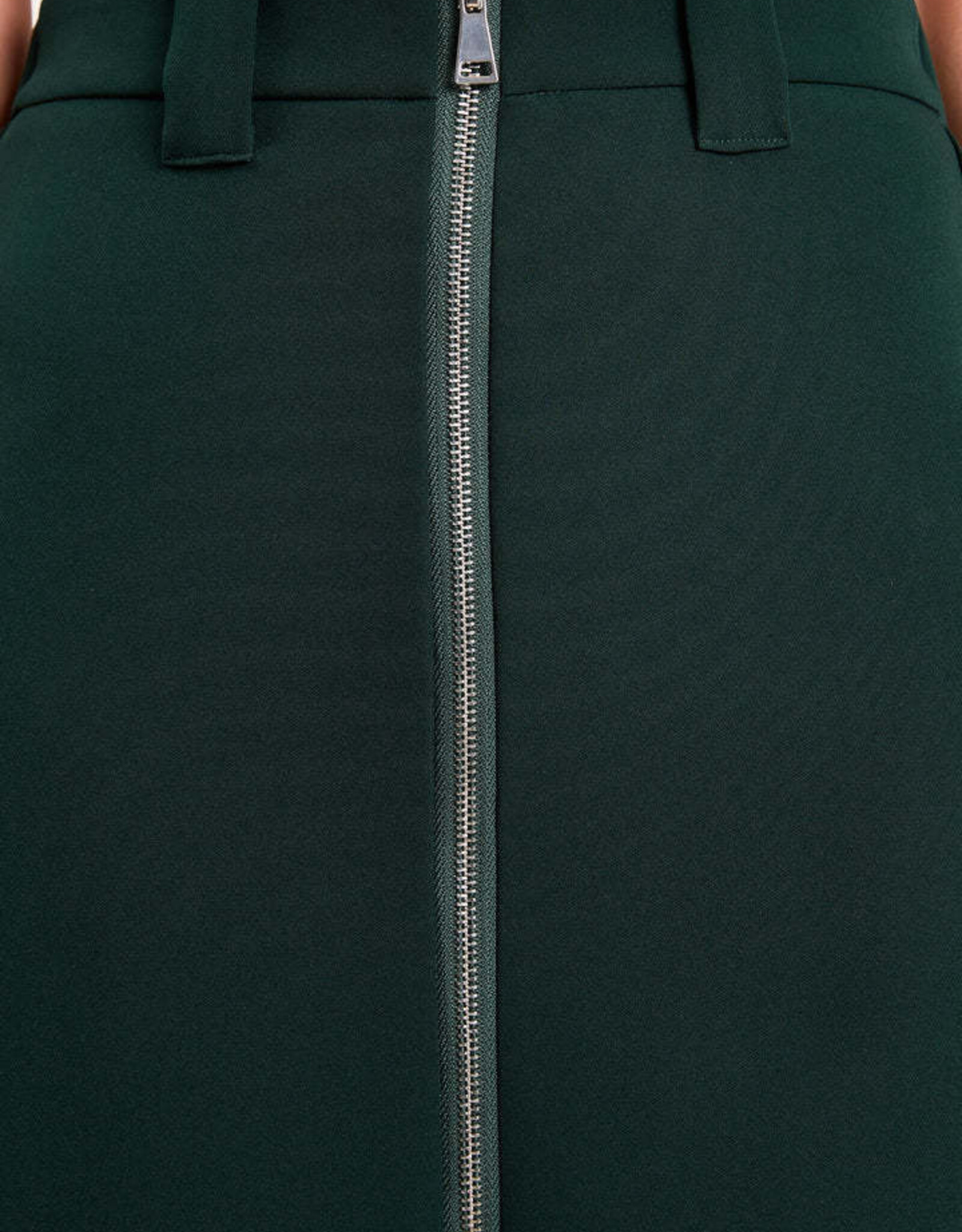Studio Clique Andre Skirt Front Zipper Pine Green