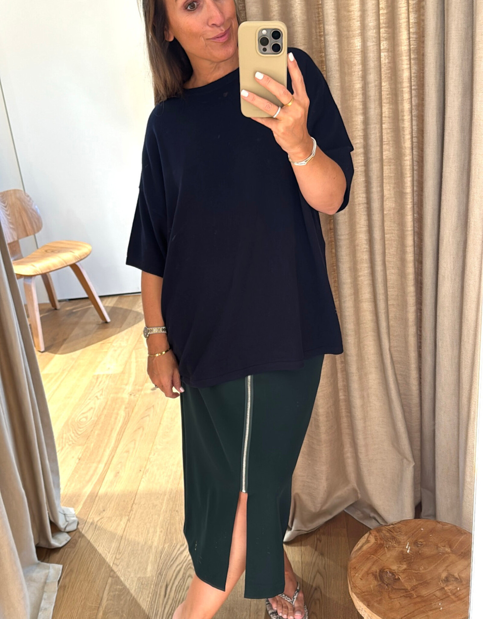 Raff Collective Jane Cashmere Wool Navy One Size