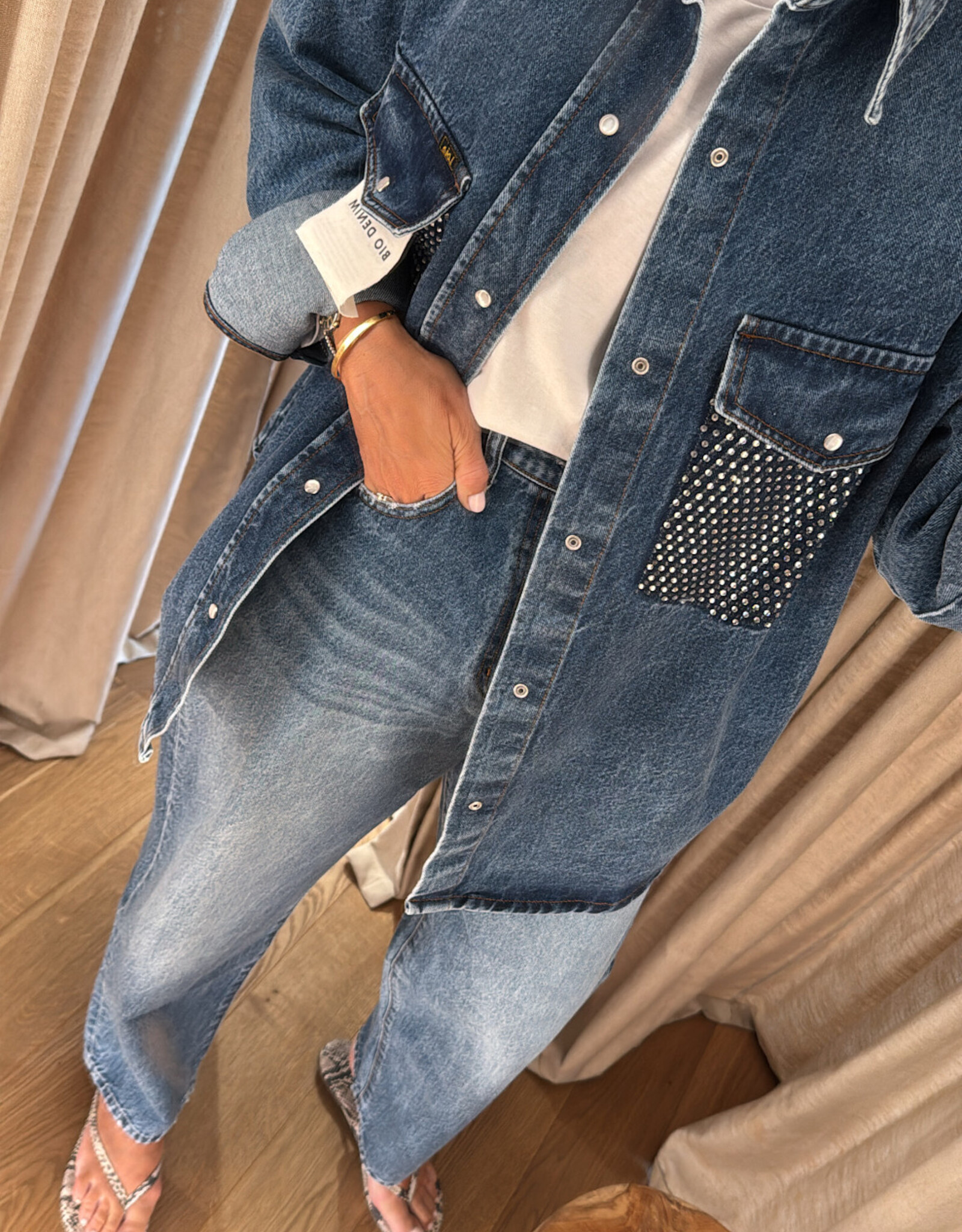 Lois Mia Shirt Diamond Occlusion Stones