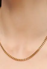 Lulu Panzer Necklace Gold
