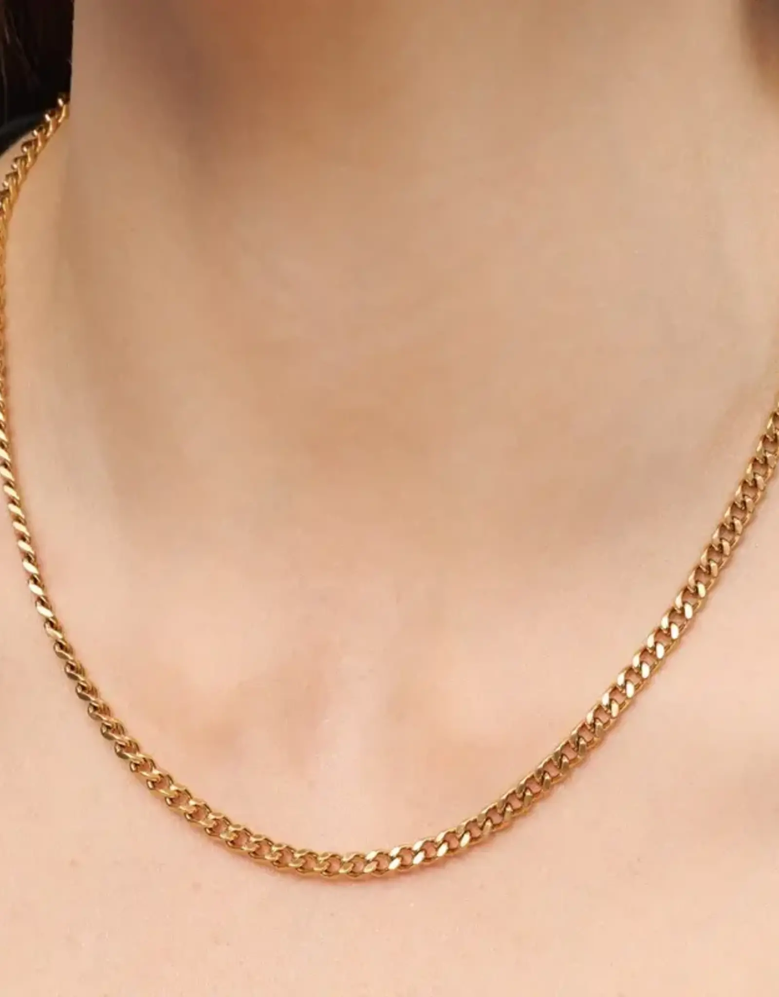 Lulu Panzer Necklace Gold
