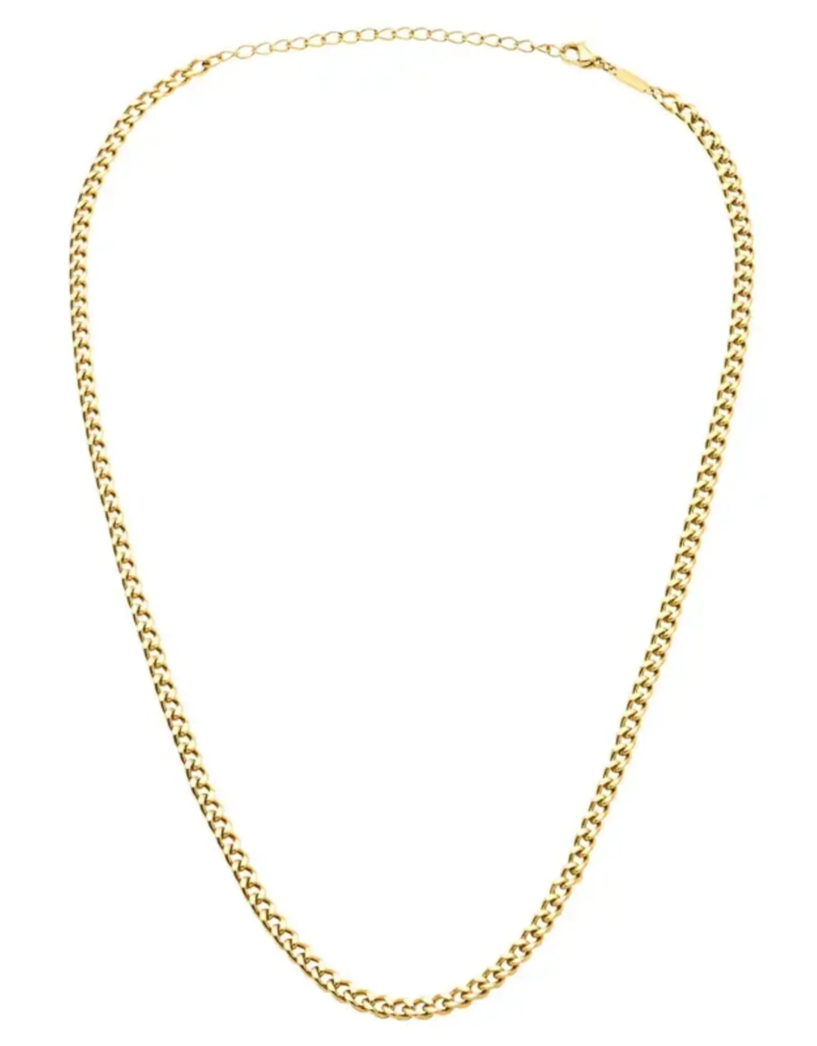 Lulu Panzer Necklace Gold