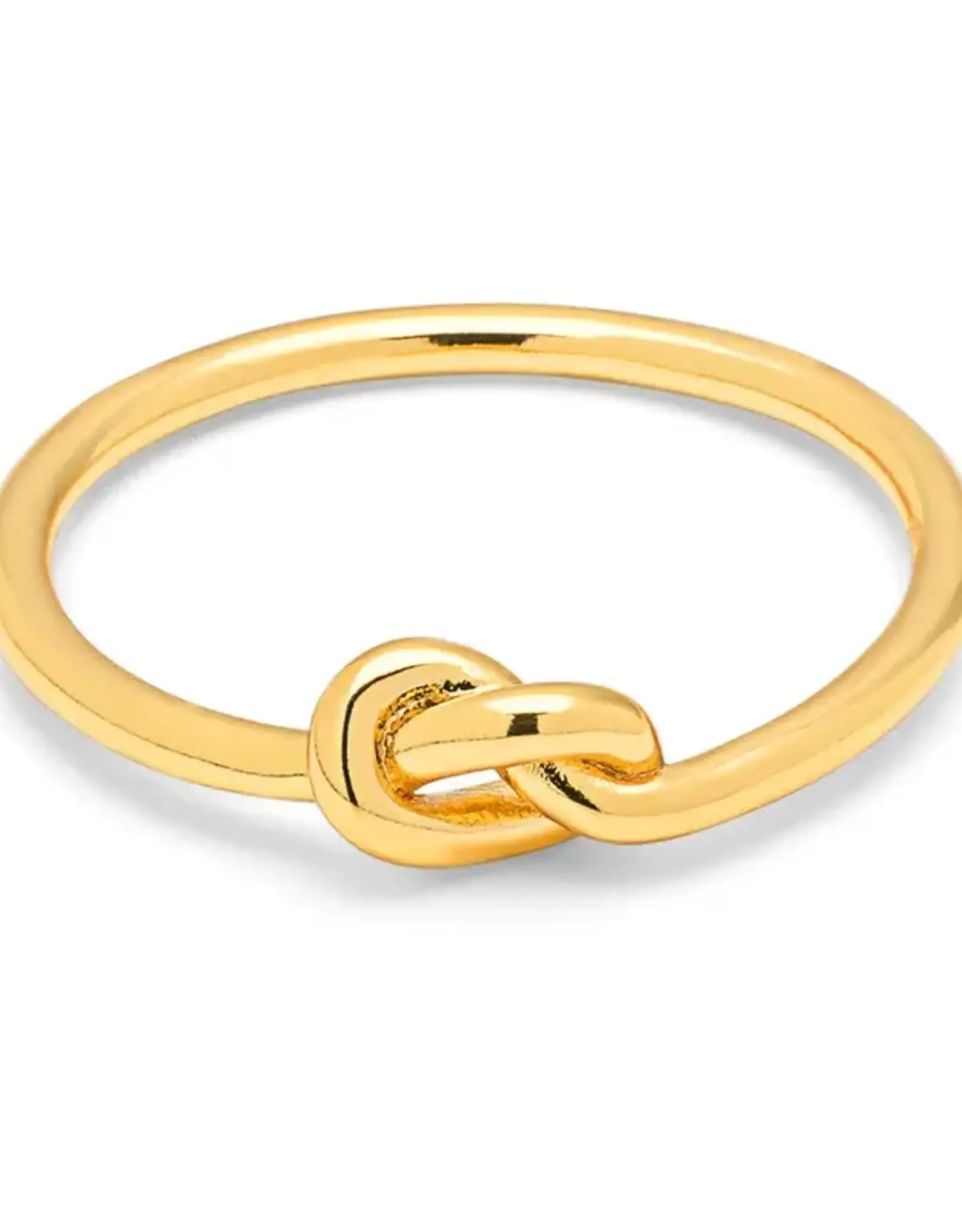 Lulu Love Knot Ring Gold
