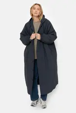 Âme Morgan Long Coat Dark Grey One Size
