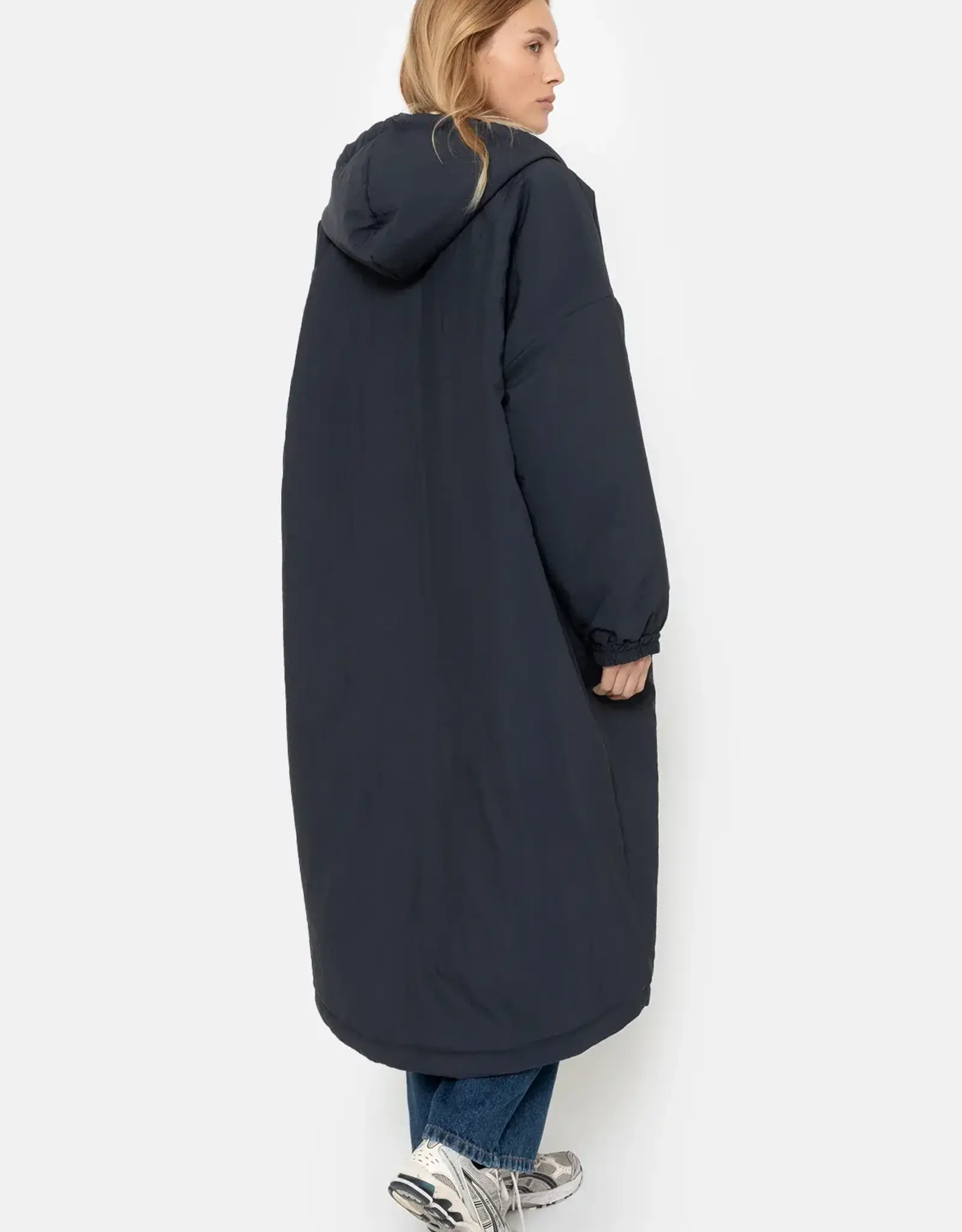 Âme Morgan Long Coat Dark Grey One Size