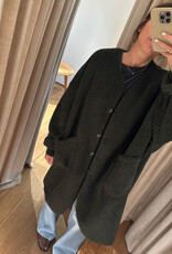 Âme Mahaut Teddy Long Dark Green