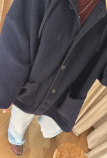 Âme Kenji Wool Jacket Navy One Size