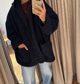 Âme Kenji Wool Jacket Navy One Size