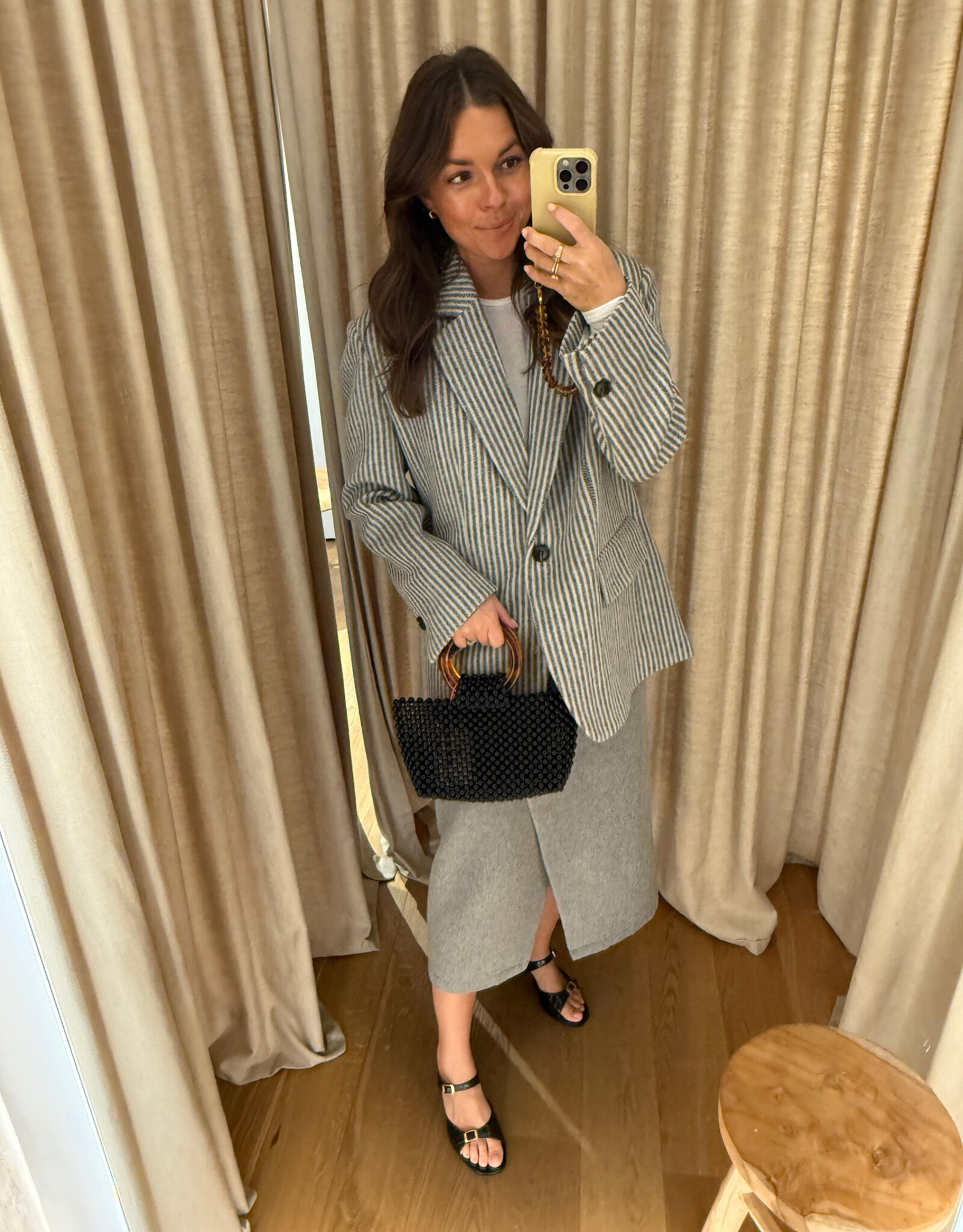 Liv The Label Jana Skirt Mid Grey