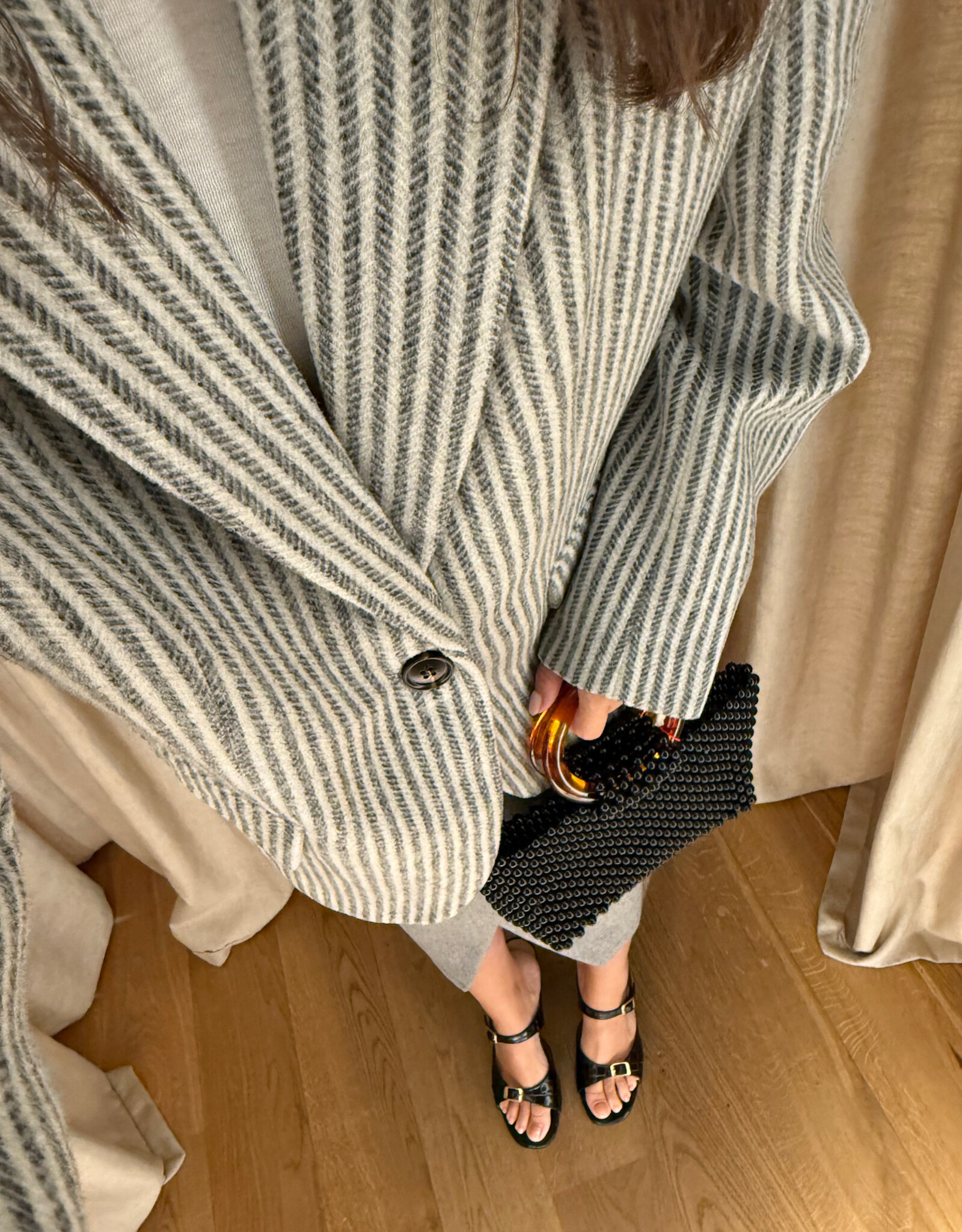 Stella Nova Striped Wool Blazer