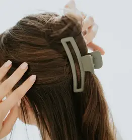 Clips Mila Minimalistische Clip Donkergroen