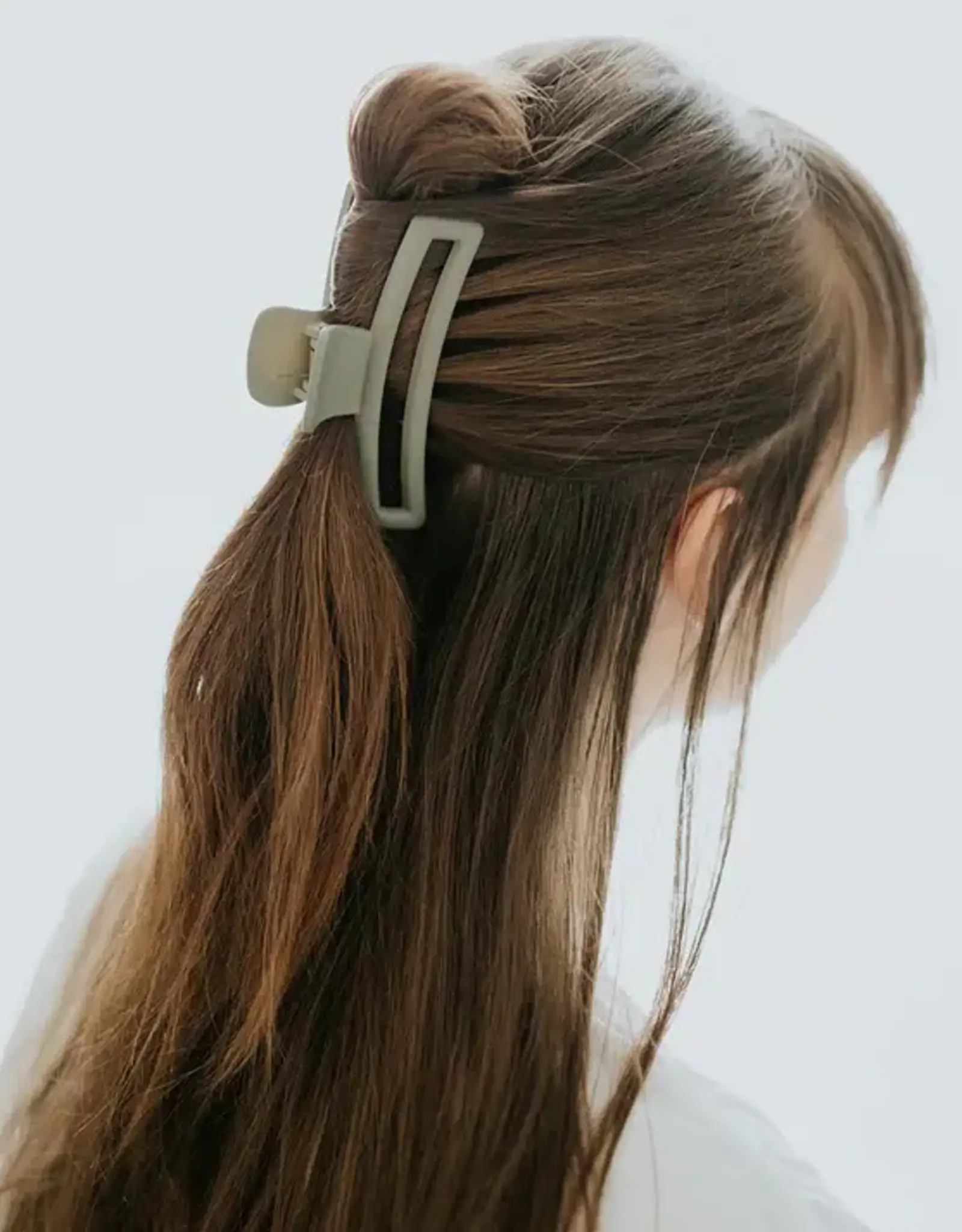 Clips Mila Minimalistische Clip Donkergroen