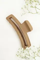 Clips Mila Minimalistische Clip Lichtbruin