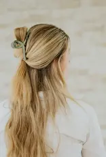 Clips Fay Minimalistische Clip Donkergroen