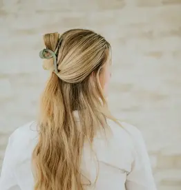 Clips Fay Minimalistische Clip Donkergroen