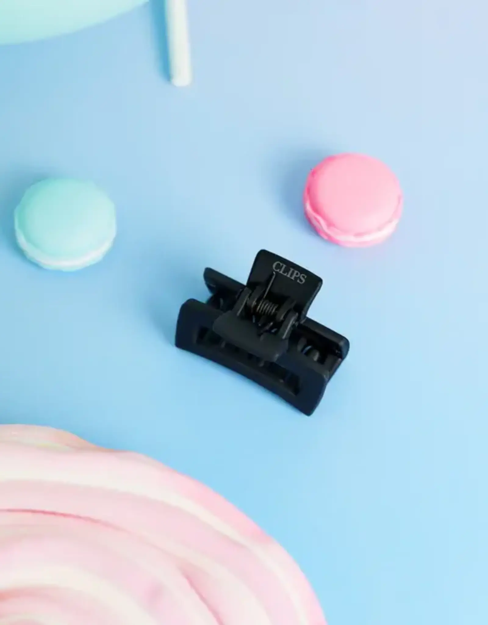 Clips Matti Kleine Rechthoekige Clip Zwart
