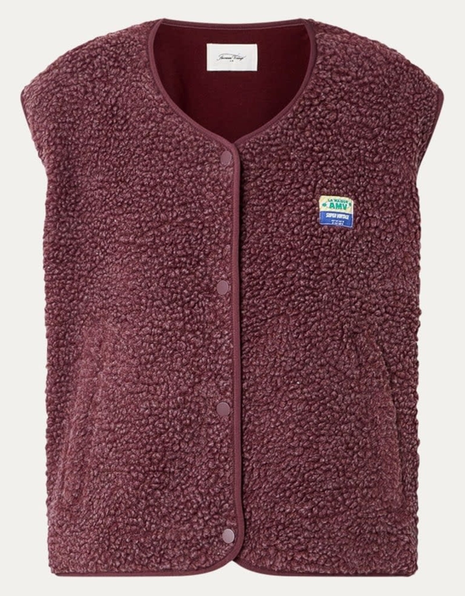 American Vintage Hoktown Sleeveless Teddy Bordeaux