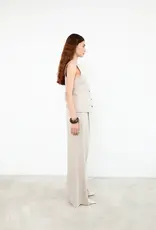 Liv The Label Logan Pants Beige Pinstripes
