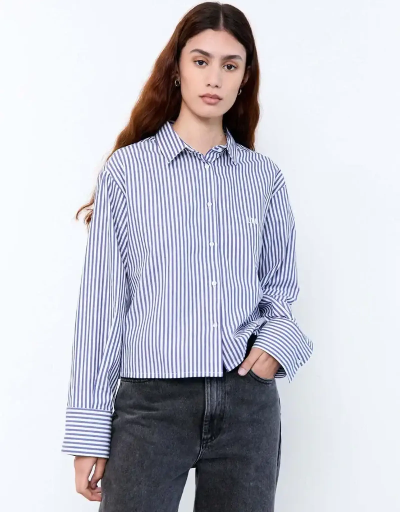 Liv The Label Pippa Shirt Inkblue Striped