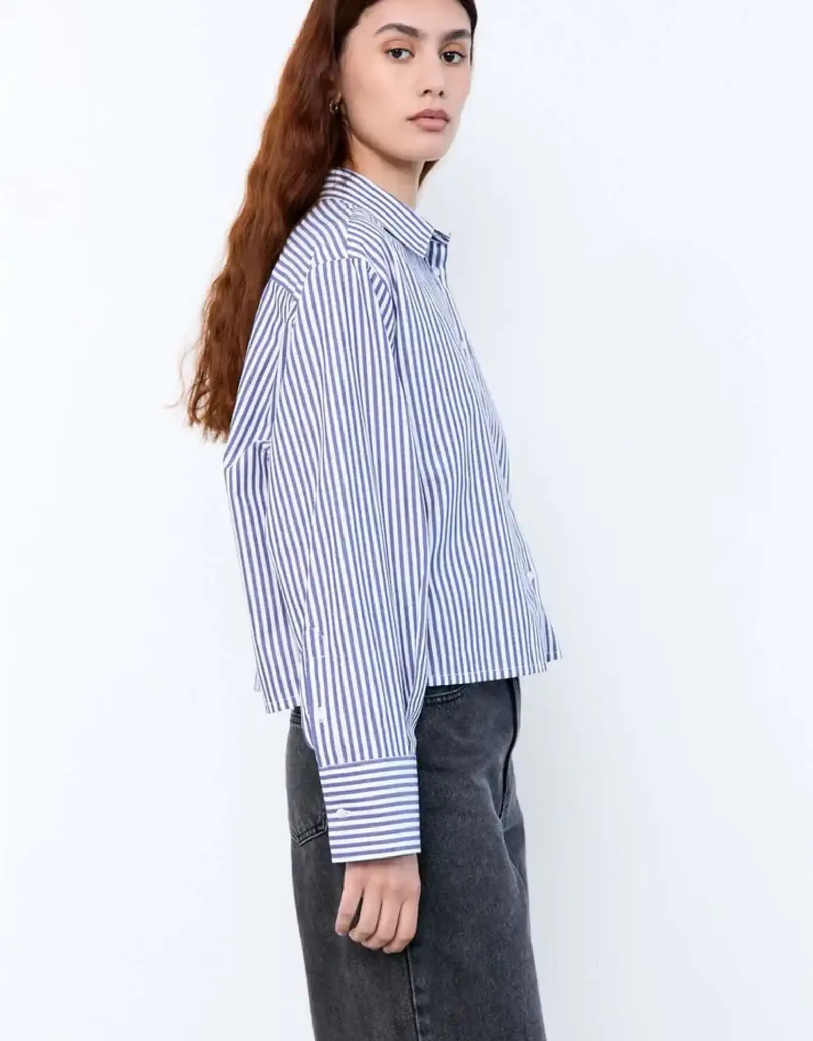 Liv The Label Pippa Shirt Inkblue Striped