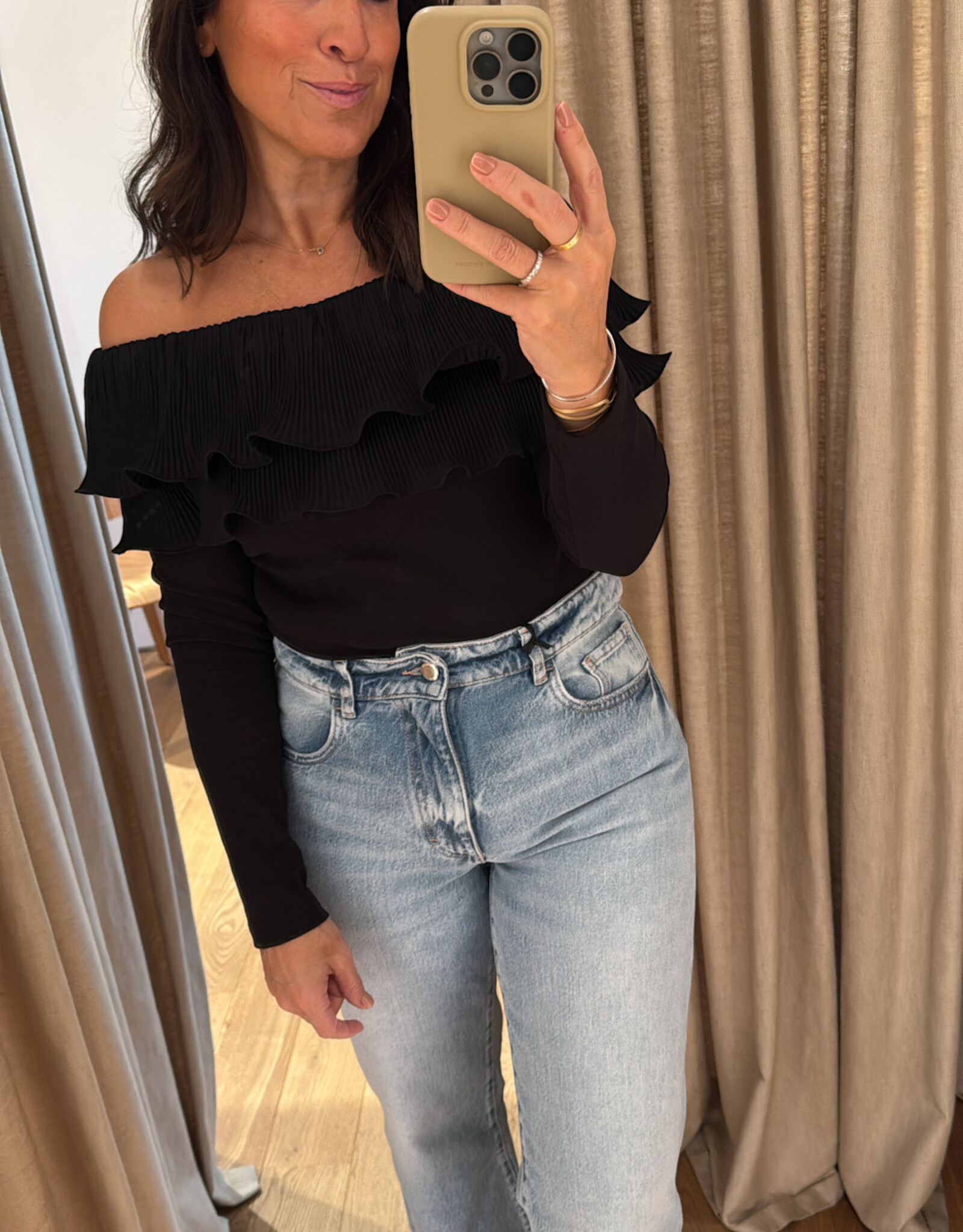 Cras Flouncecras Blouse Black