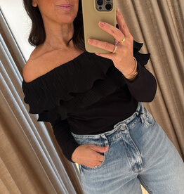 Cras Flouncecras Blouse Black
