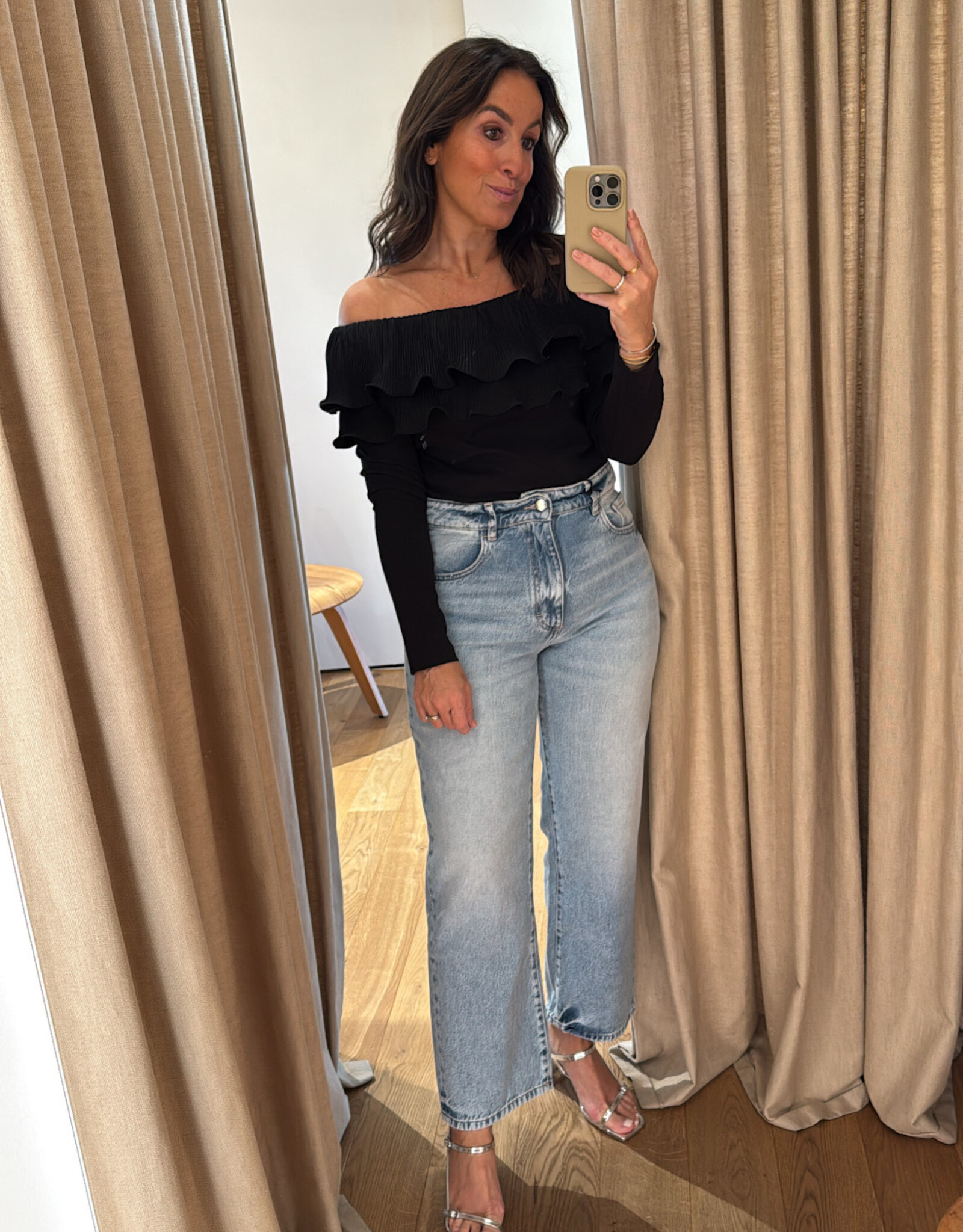 Cras Flouncecras Blouse Black