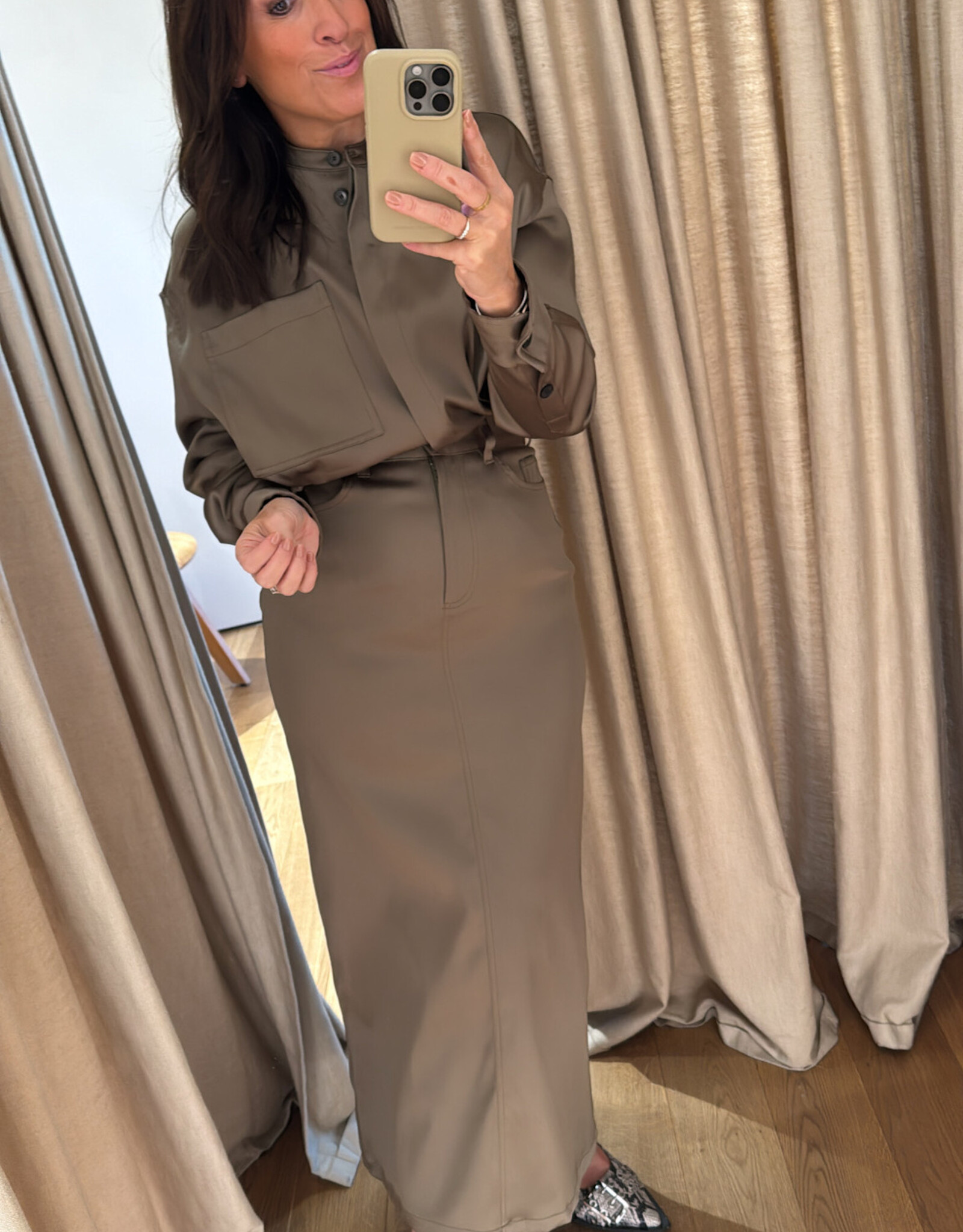 Collectors Club Denjamin Dress Olive